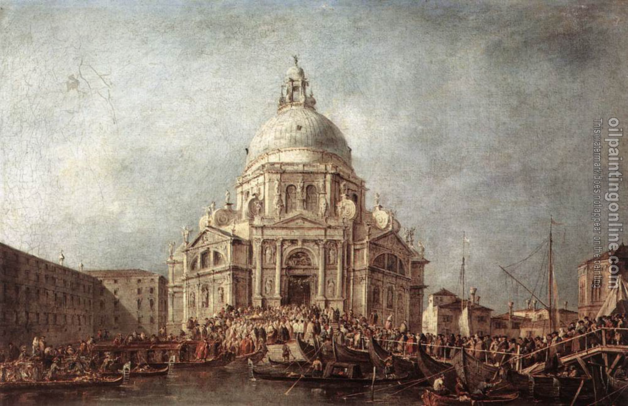 Francesco Guardi - The Doge at the Basilica of La Salute